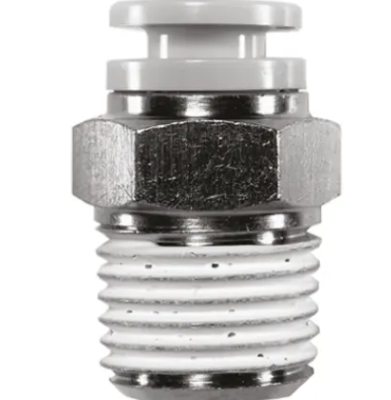 SMC 6MM X 1/8 BSP STRAIGHT ADAPTOR