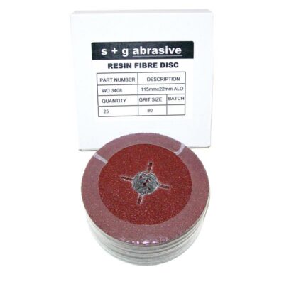125mm x 80* FIBRE DISC