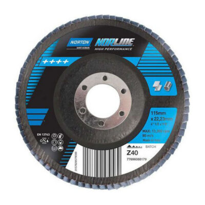 NORTON 125 x 60# ZIRC FLAP DISC