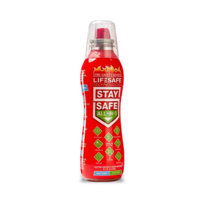 STAY SAFE HAND HELD FIRE EXTINGUISHER 200ML