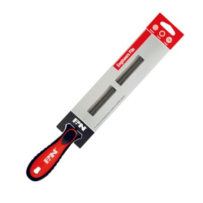 P&N 200mm BASTARD CUT ROUND FILE C/W HANDLE