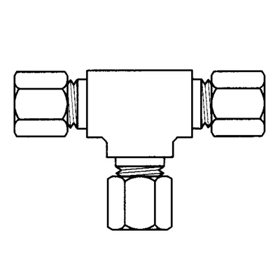 TITON 64X8 UNION TEE