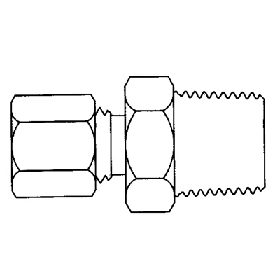TITON 3/16 X 1/8 MALE CONNECTOR