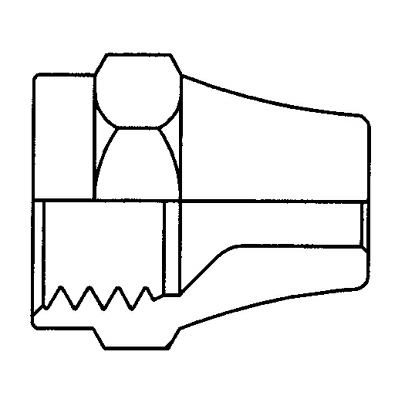 TITON 41SX4 SHORT FLARE NUT