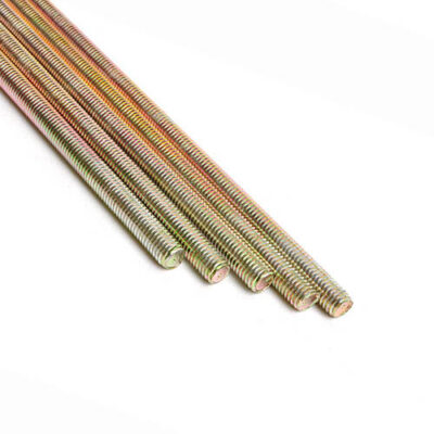 THREADED ROD 3/8 UNC X 2FT GRADE 5 Y/ZINC