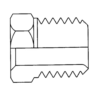 TITON 105X6 3/8 TUBE NUT