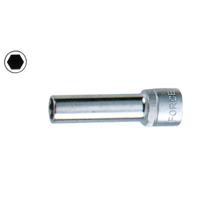 FORCE 6mm 1/4DRV 6PT DEEP SOCKET