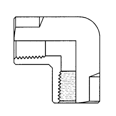 TITON 1/4 F/F ELBOW