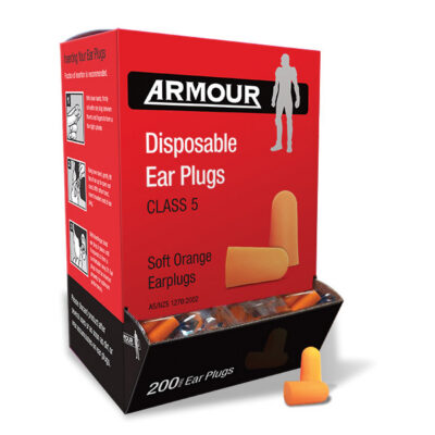 ARMOUR SOFT EARPLUGS ORANGE - CLASS 5