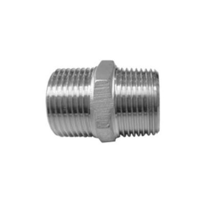 ST/ST T316 1.1/4" BSP HEX NIPPLE
